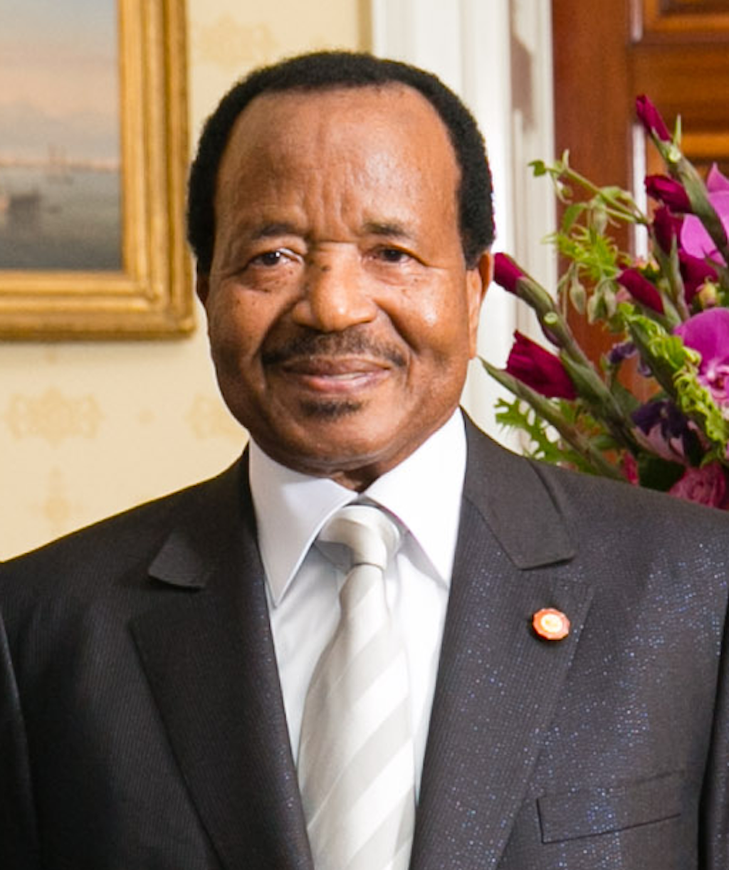 A photo of Cameroon's President Biya.