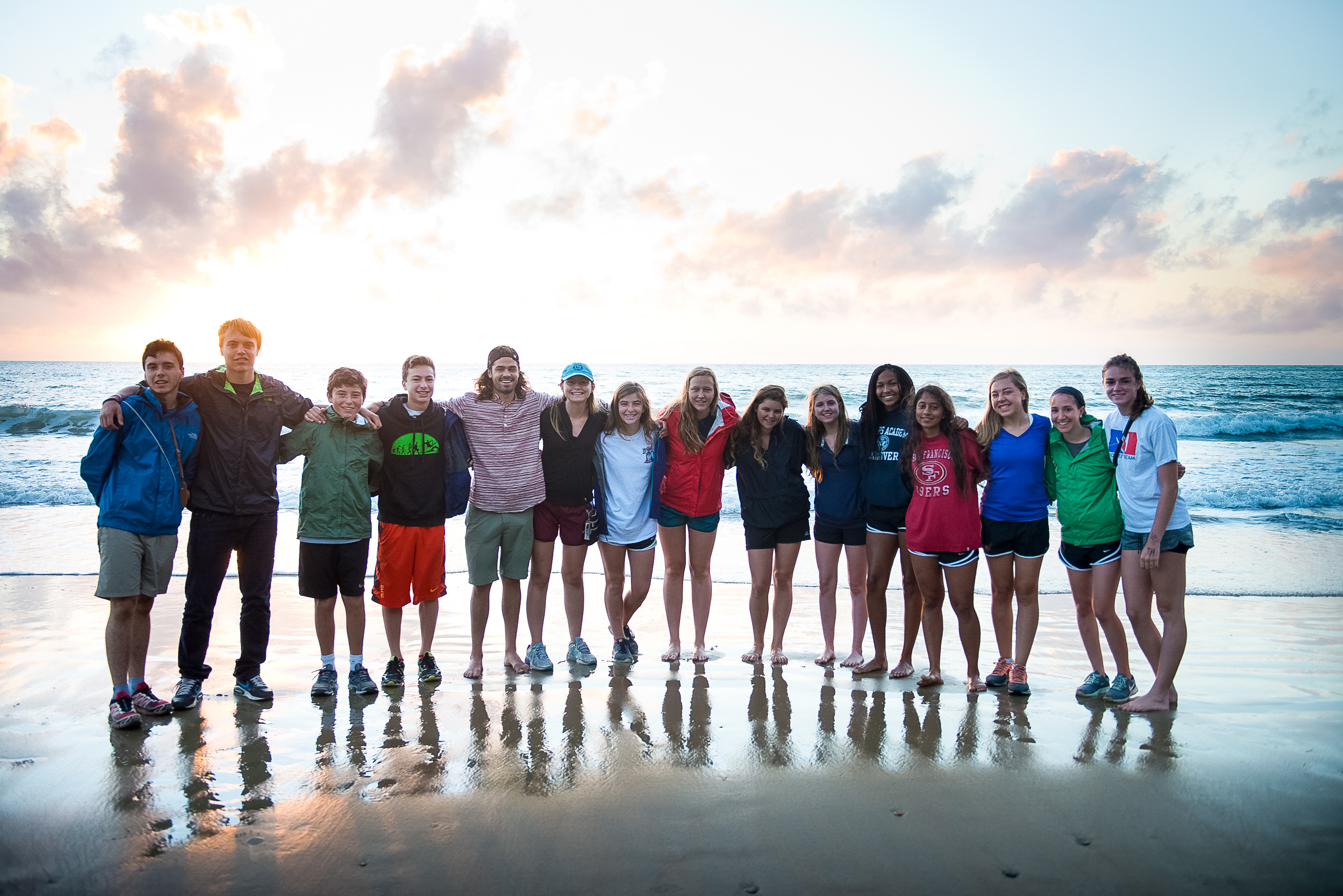 high school students in Australia with Rustic Pathways