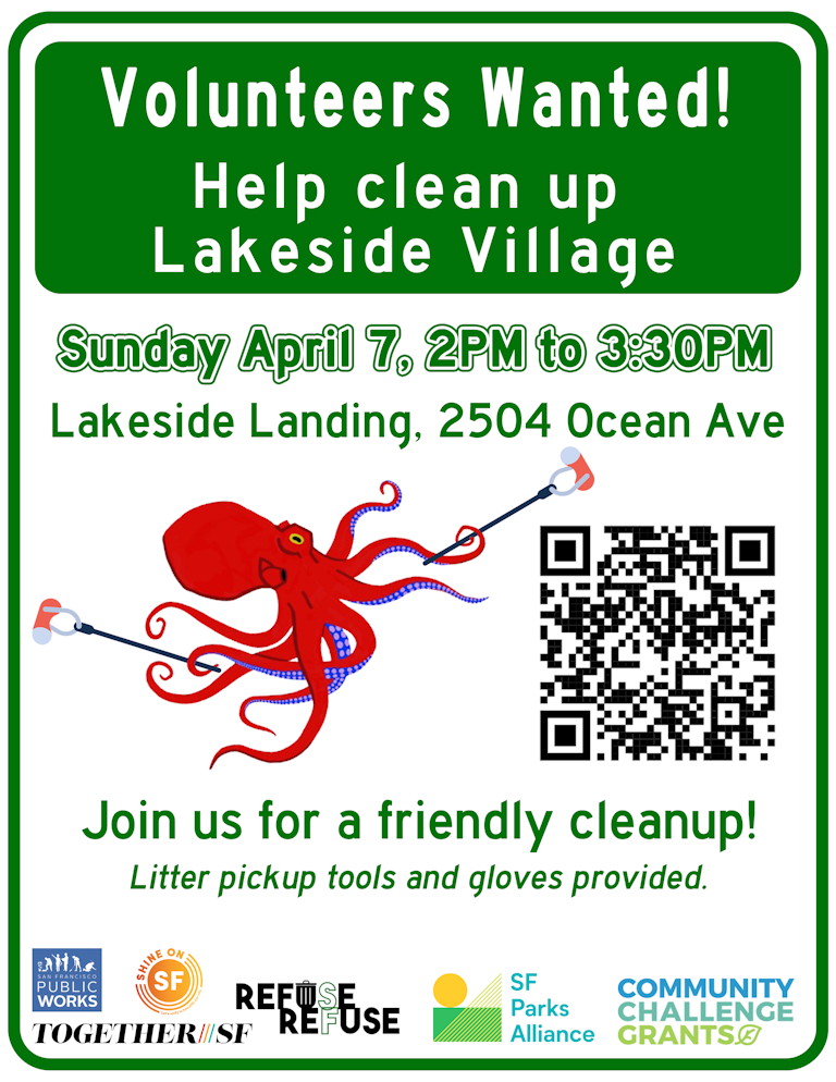 Alan's volunteer cleanup flyer.