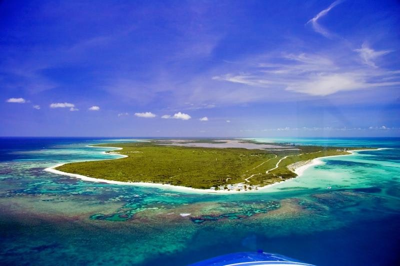 Anegada aerial view