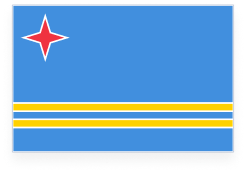 Aruban Flag Icon for Fun Facts About Aruba Table of Contents header