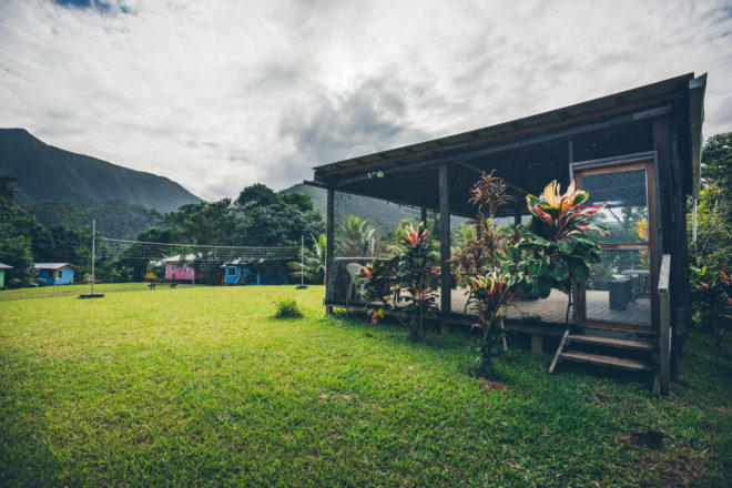 Caye Caulker Base dock and ocean view