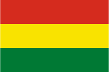 big flag of Bolivia