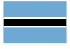 Botswana Flag Icon for Fun Facts About Botswana Table of Contents header