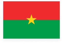 Burkina Faso Flag Icon for Fun Facts About Burkina Faso Table of Contents header