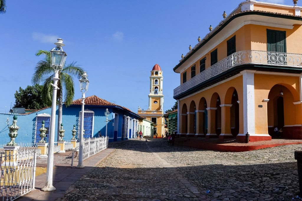 colorful architecture in Trinidad, Cuba