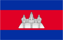Cambodian Flag Icon for Fun Facts About Cambodia Table of Contents header