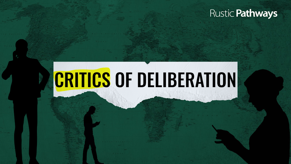 Stanford Deliberative Democracy Lab: Critics of Deliberation Deliberative Polling
