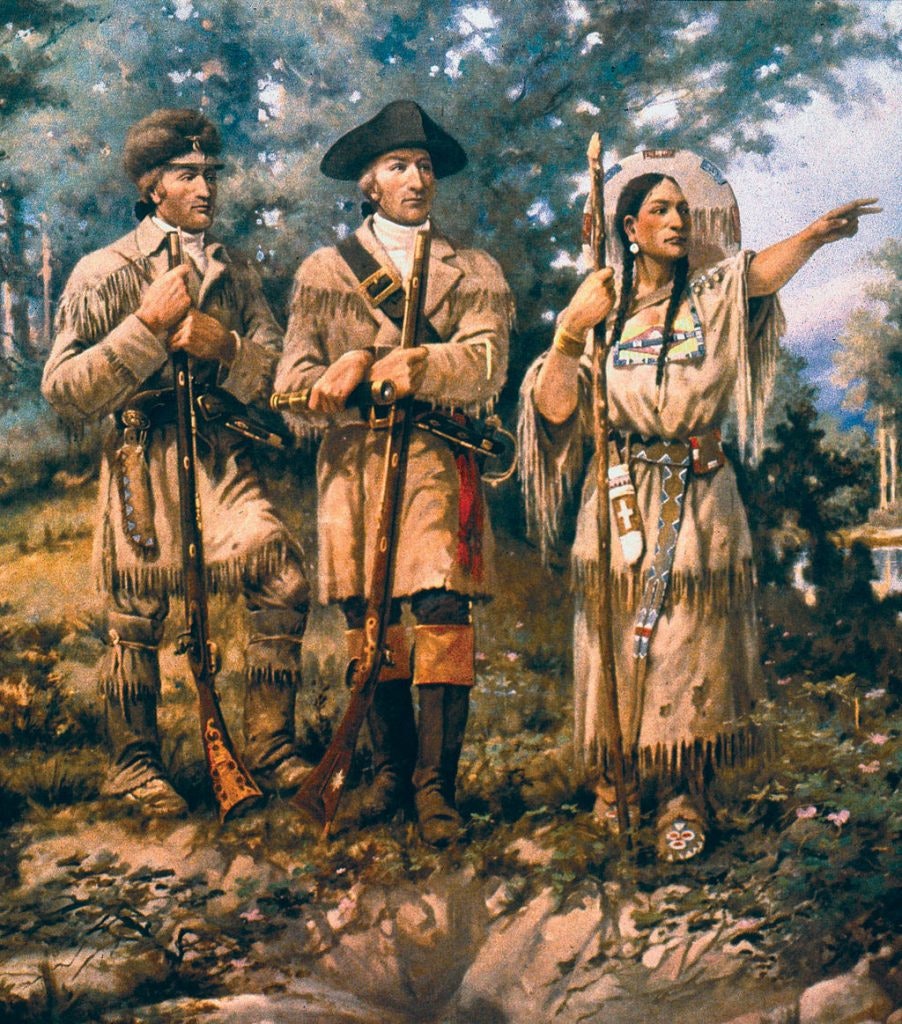 "Lewis & Clark at Three Forks", mural in lobby of Montana House of Representatives
