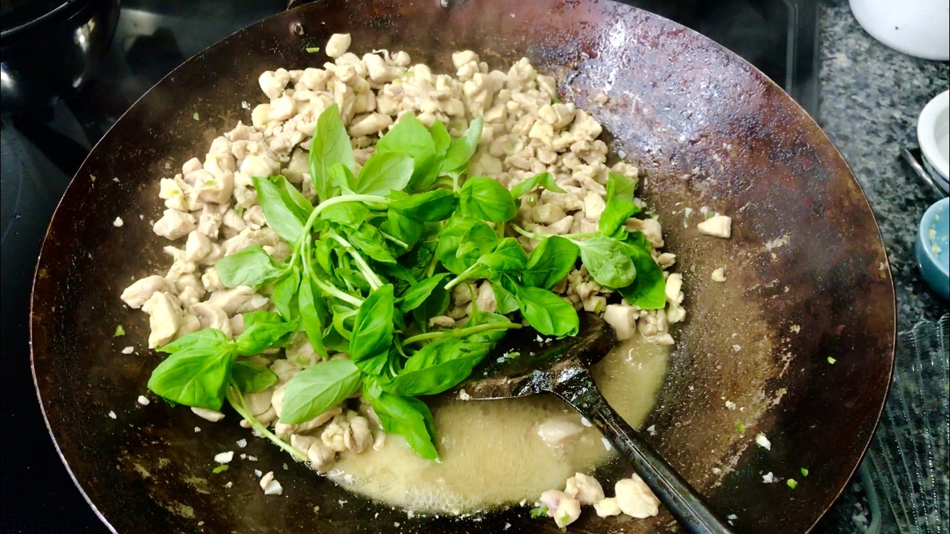 Rustic Eats | Quick + Easy Thai Basil Chicken (VIDEO)