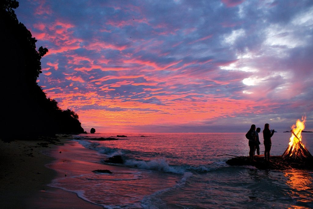 Sunset in Fiji