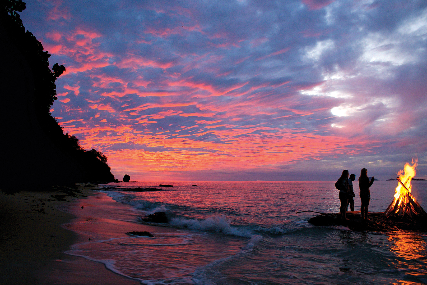 Sunset in Fiji