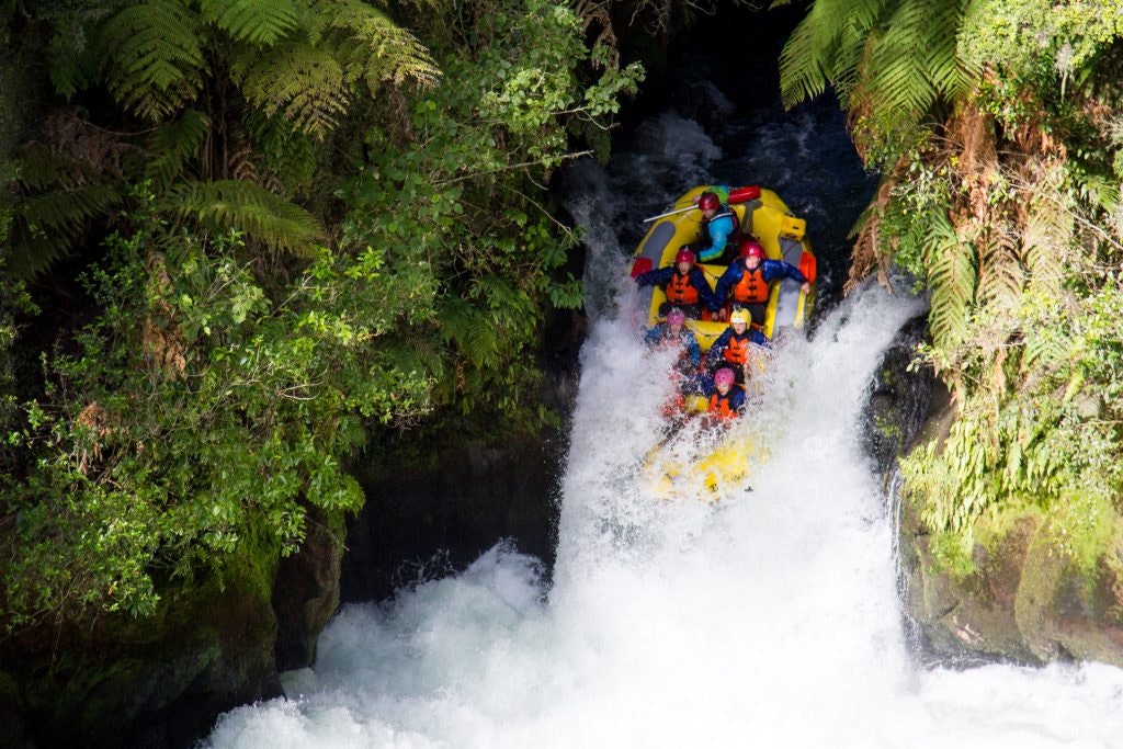 whitewater rafting in Fiji with Rustic Pathways
