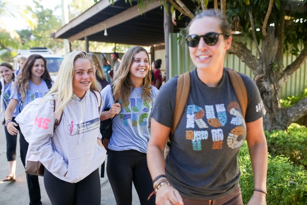 Rustic Pathways Progressive Independence Model showing supervision tiers by age. Young teens traveling under leader supervision.