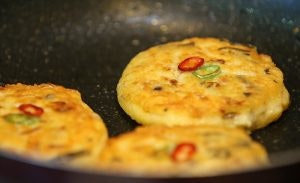 mung bean pancakes