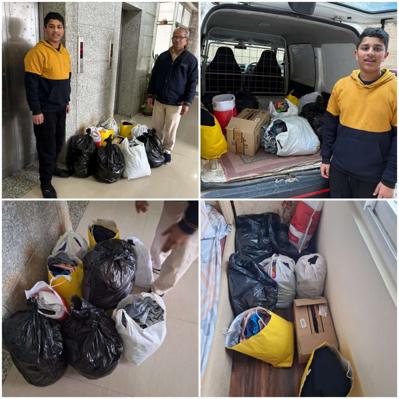 Harshil Mathur - Giving Old Clothes New Life: A Sustainable Clothing Drive for Impact - Image 1