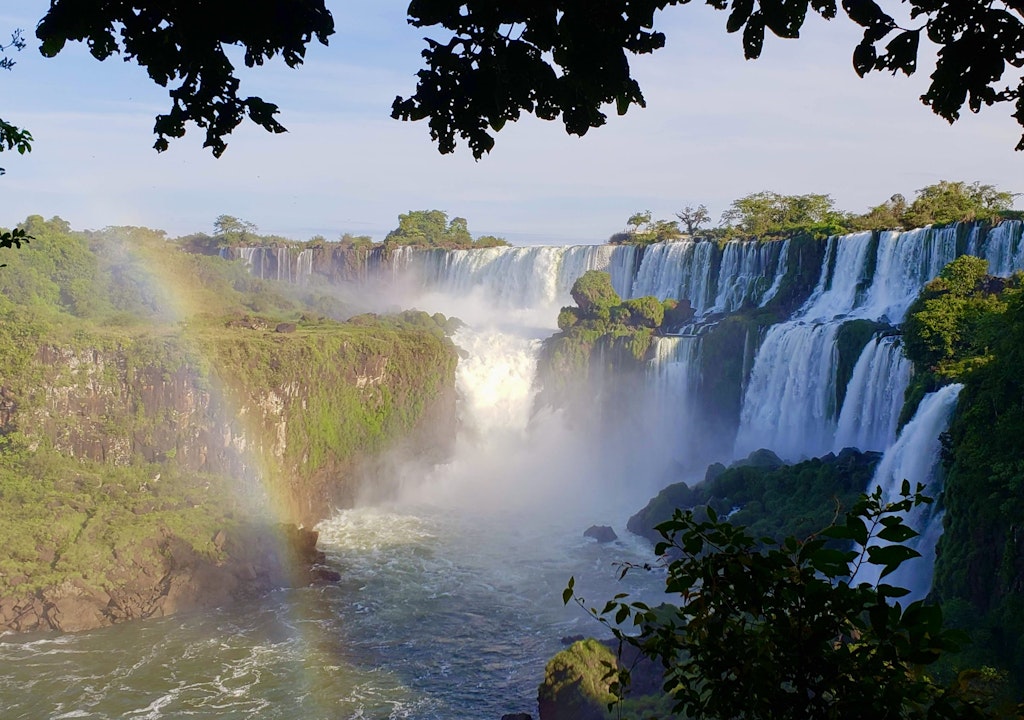 EduWiki, CC BY-SA 4.0 <https://creativecommons.org/licenses/by-sa/4.0>, via Wikimedia Commons Panoramic view of Iguazu Falls, Misiones Province, Argentina