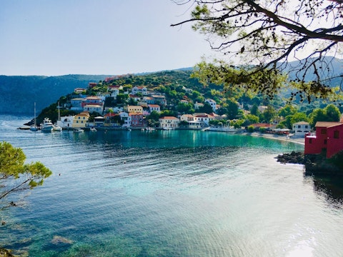 Kefalonia coastline on a turtle conservation trip for teens in Greece