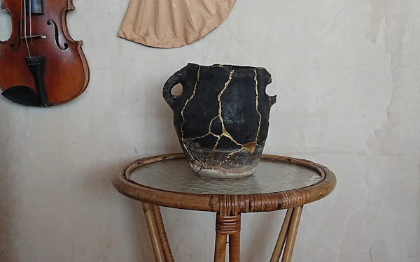Students on a school trip in Japan: Kintsugi.jpg