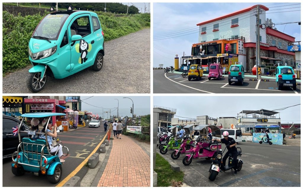 fun facts about south Korea Udo Island jejudo mini cars