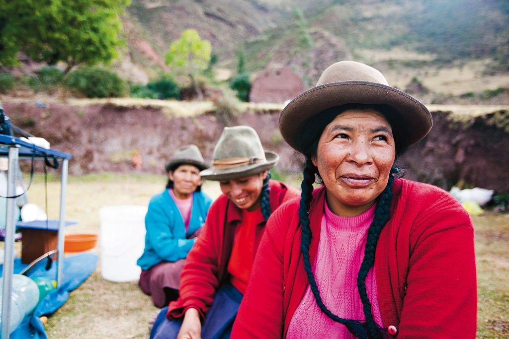 Local Andean women