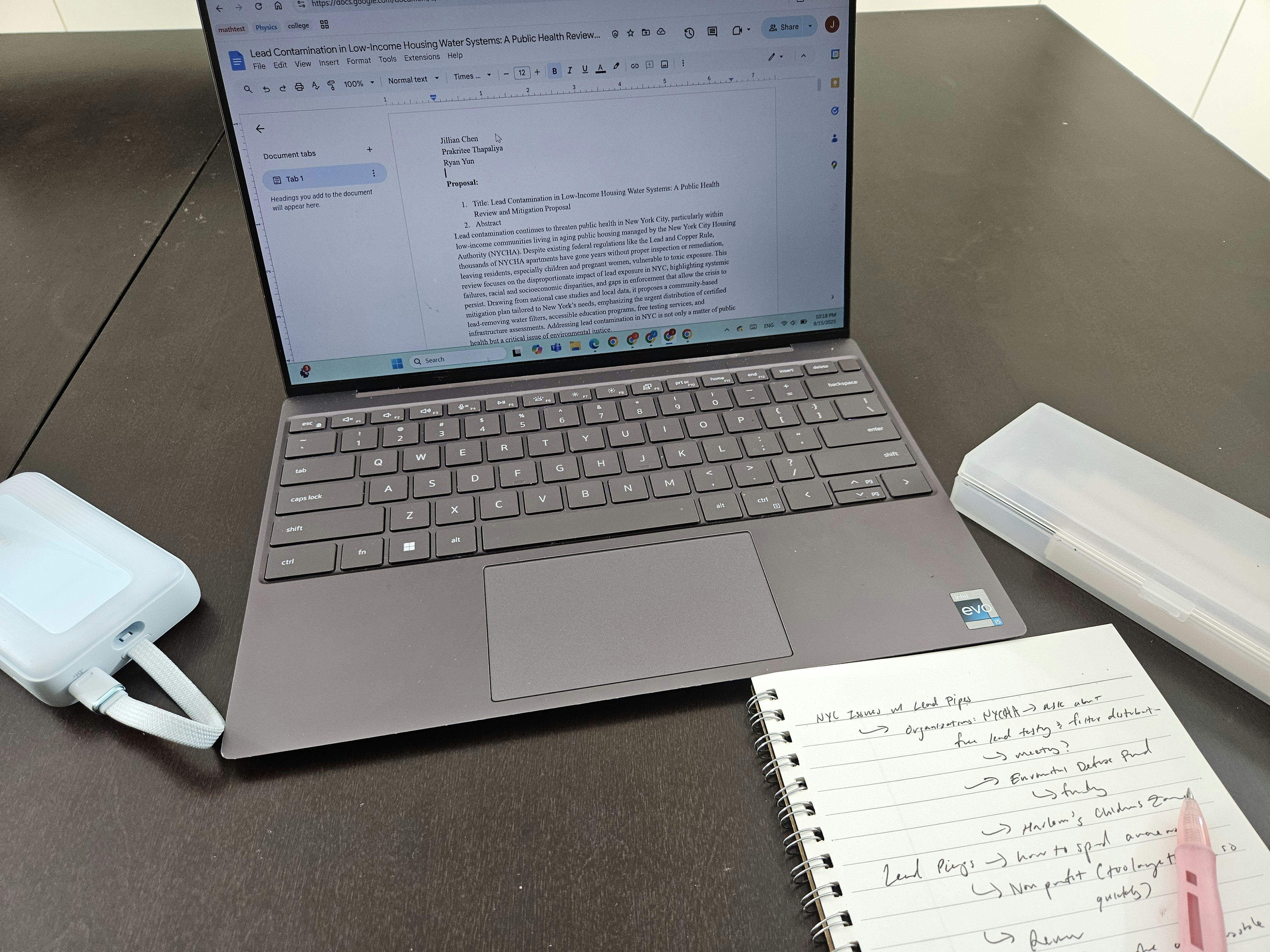 Prakritee Thapaliya and Jillian Chen - A Start To Helping The Issue With Lead - Image 1