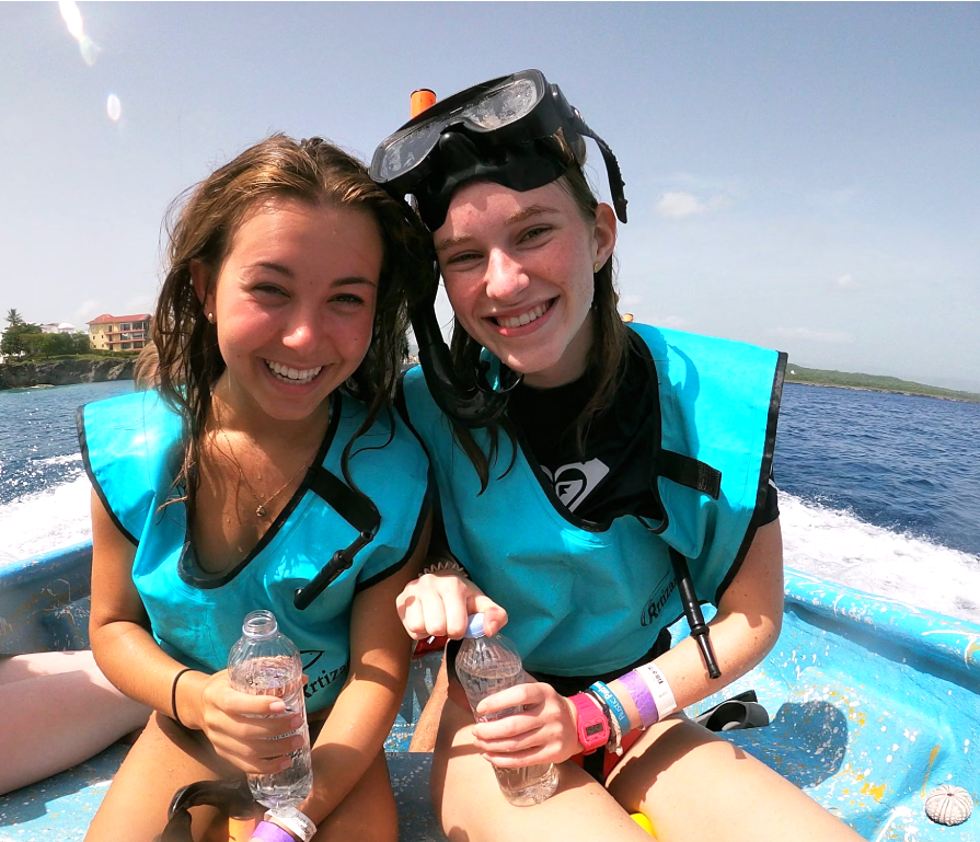 IB learner profile 10 two girls on a boat