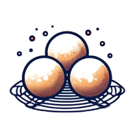 Roll warm cookies in powdered sugar to cover surface