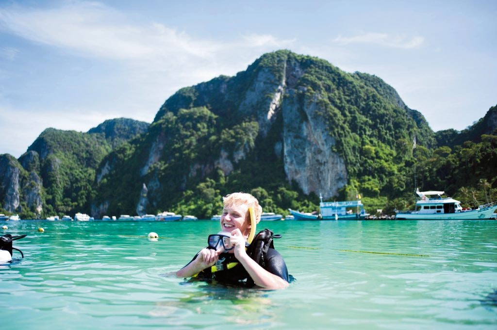 snorkeling in Thailand