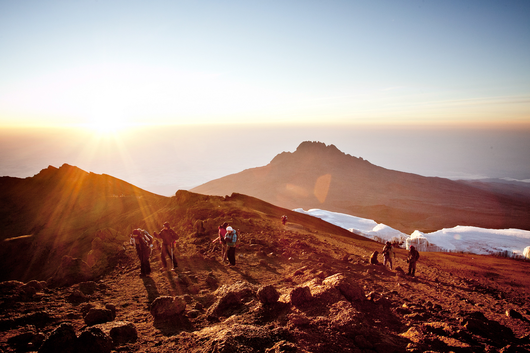Climbing Kili