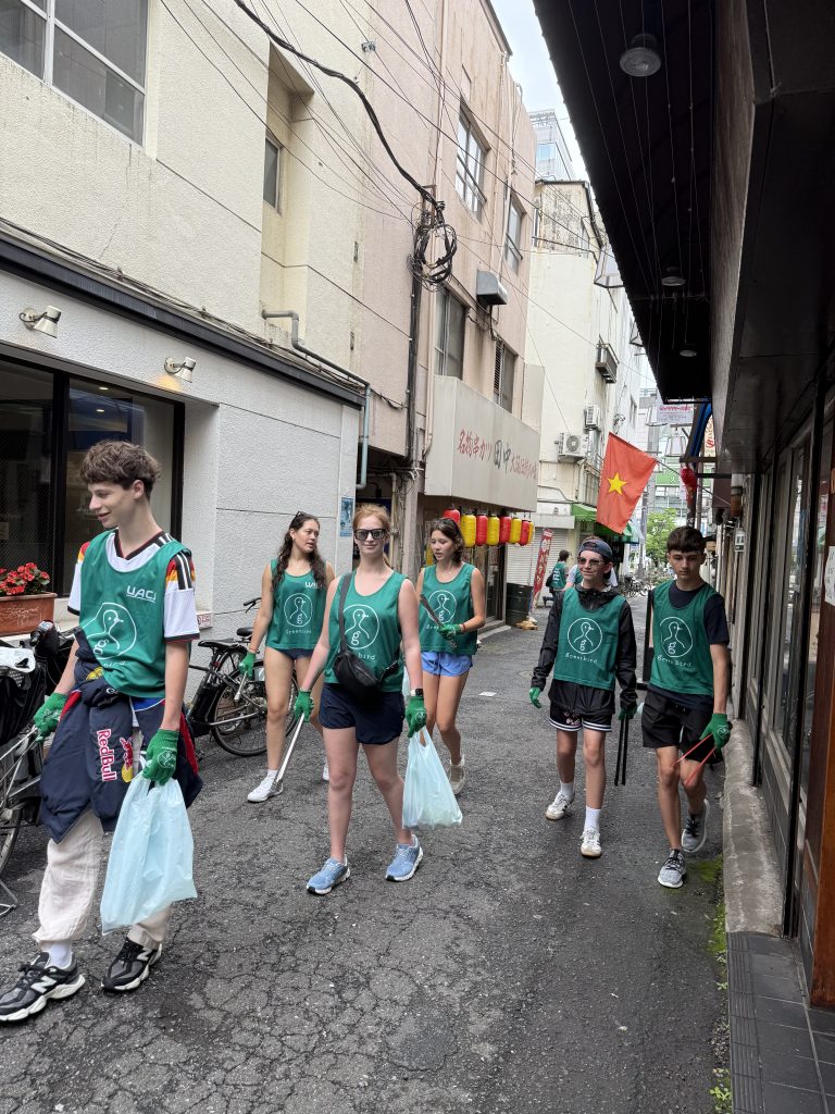 Community service activity in Japan
