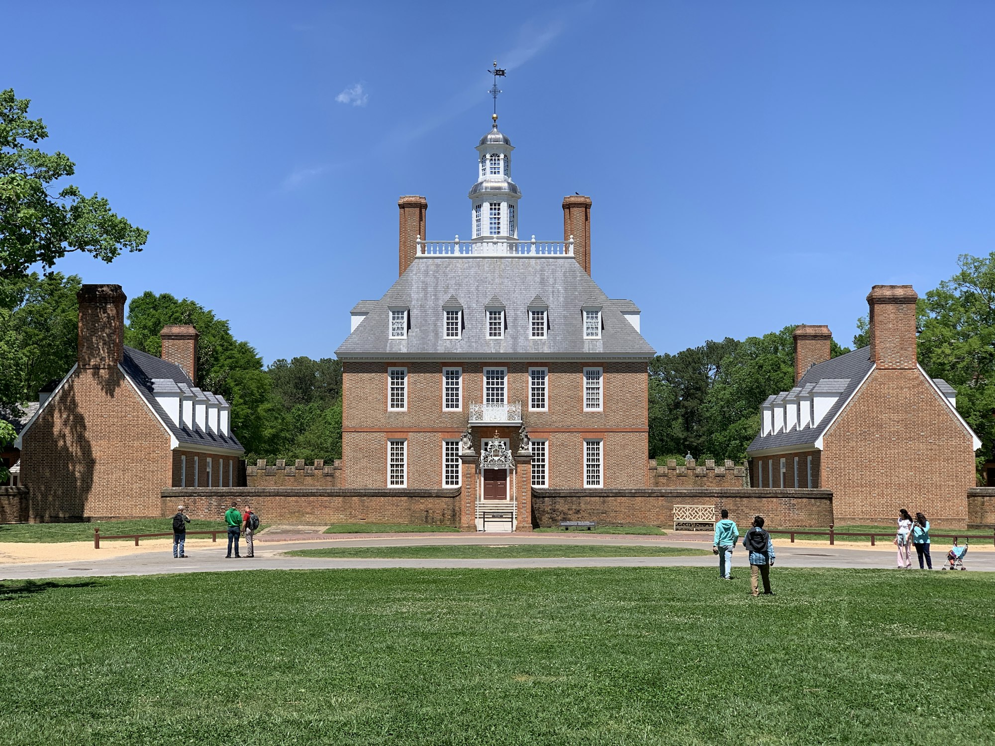 The Governor's Palace at Colonial Williamsburg.