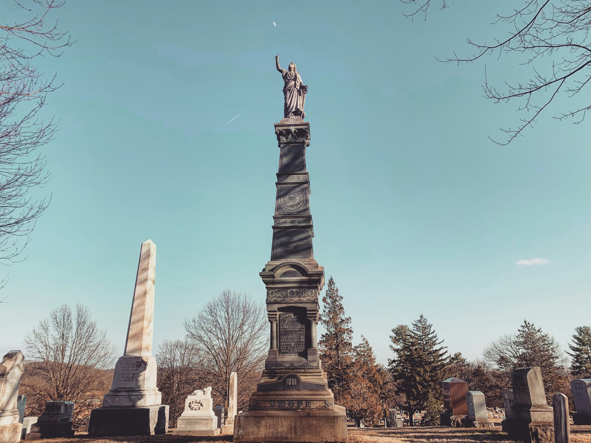The Soldiers' National Monument in the Gettysburg National Cemetery.