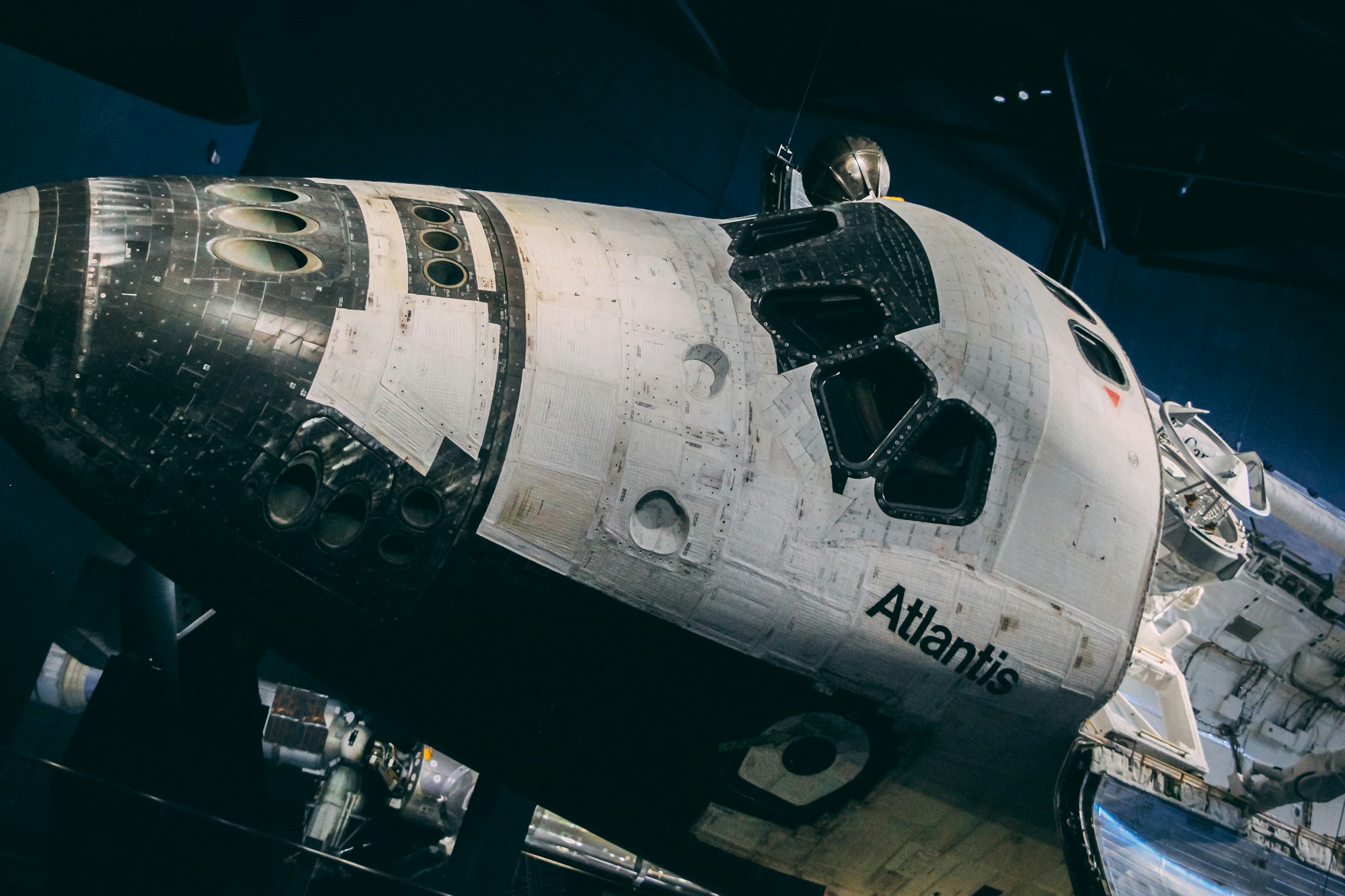 Space Shuttle Atlantis, studied during the coast and ecosystems route’s Kennedy Space Center day.