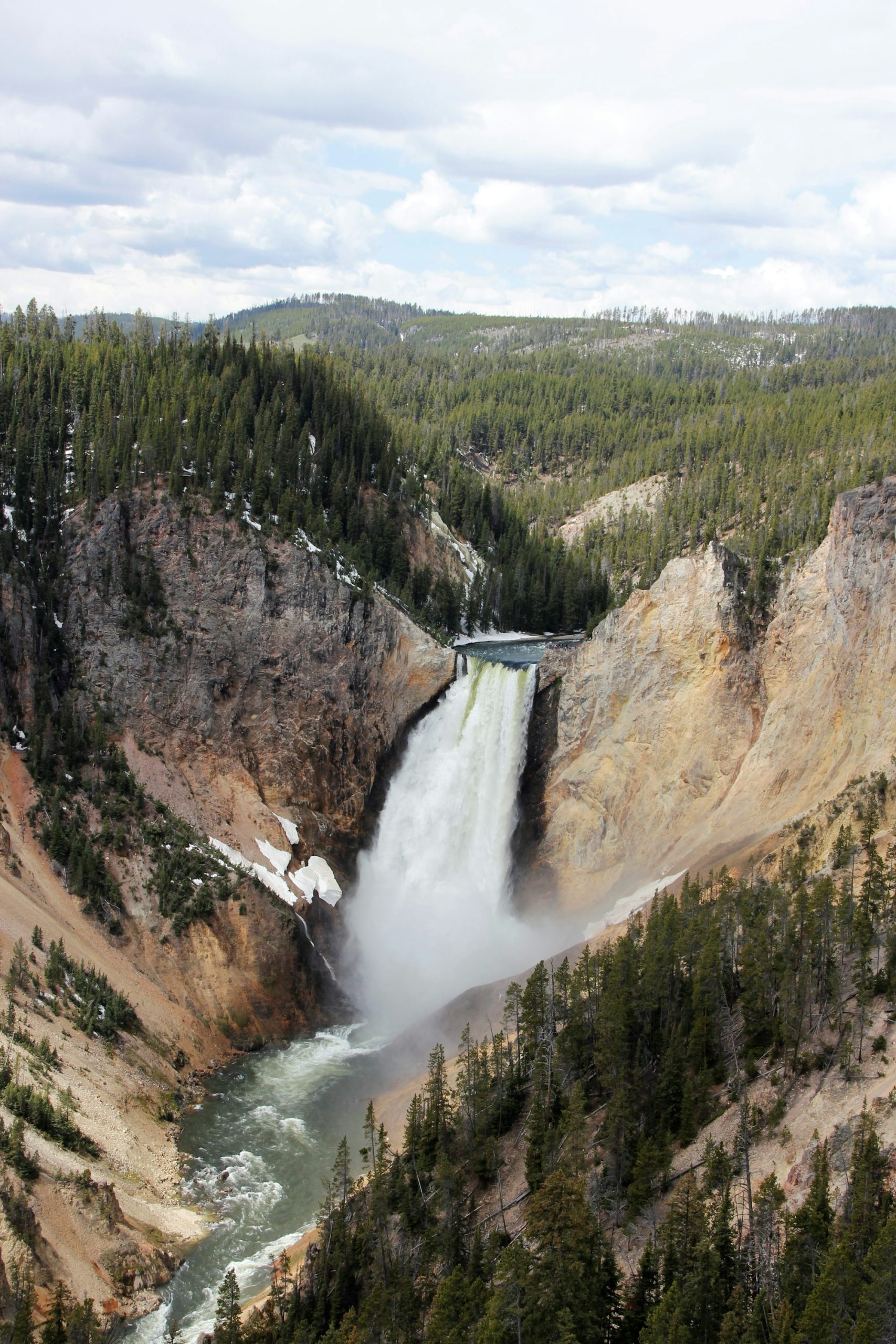 Lower Falls in the Grand Canyon of the Yellowstone.