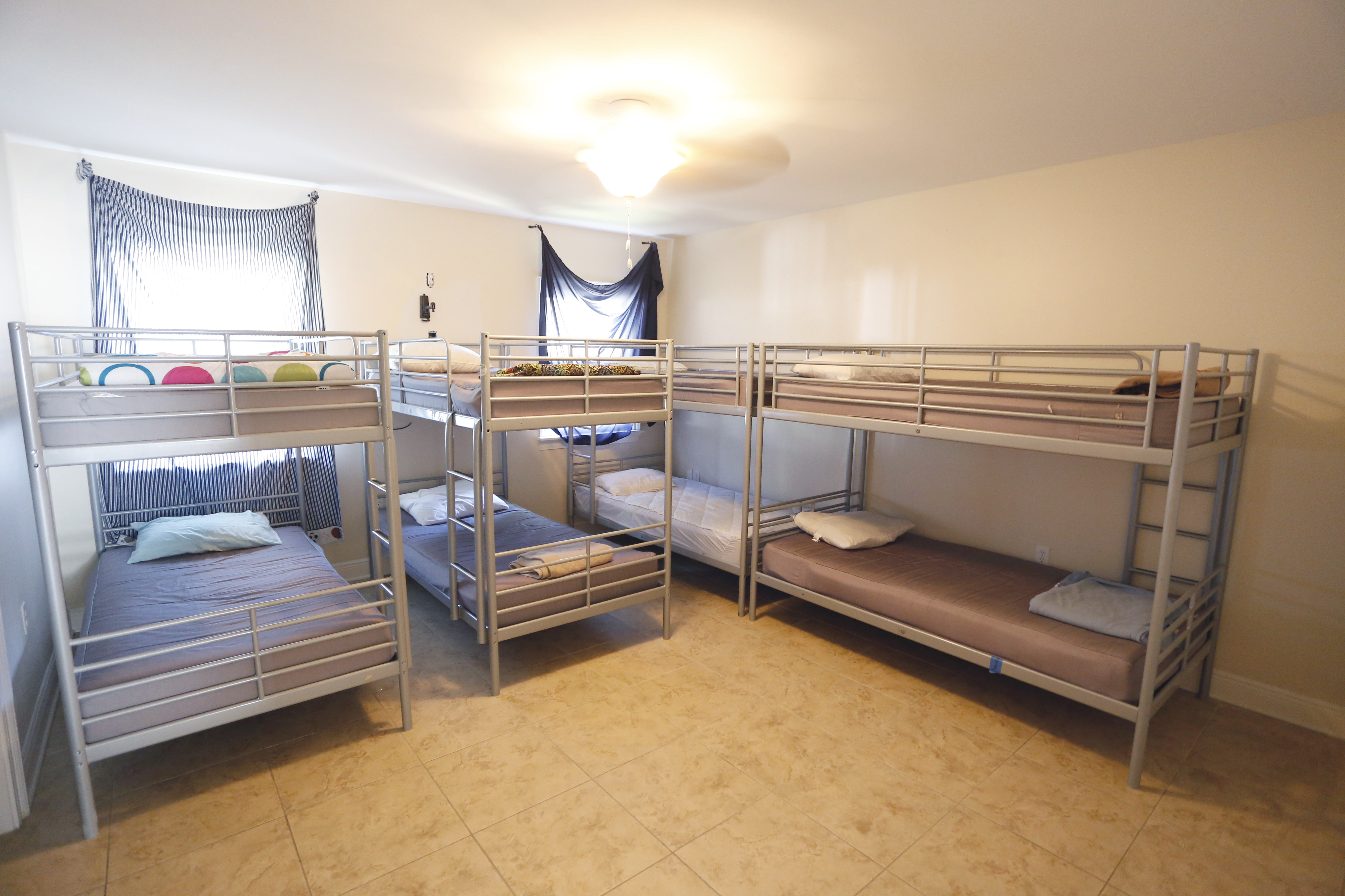 New Orleans Service Base bunk room