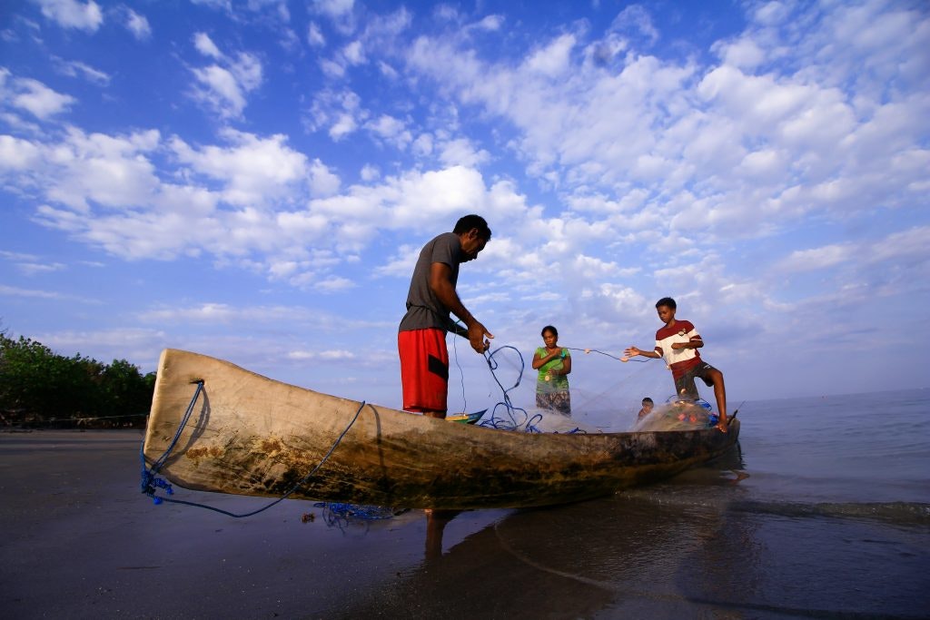 Boat in East Timor