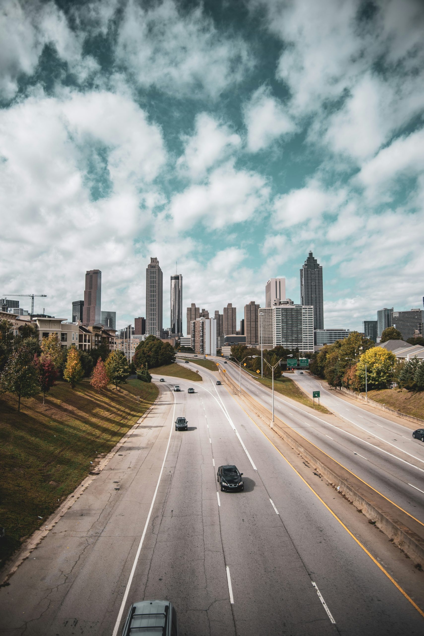 Photo of Jackson Street Bridge in Atlanta. fun facts about atlanta