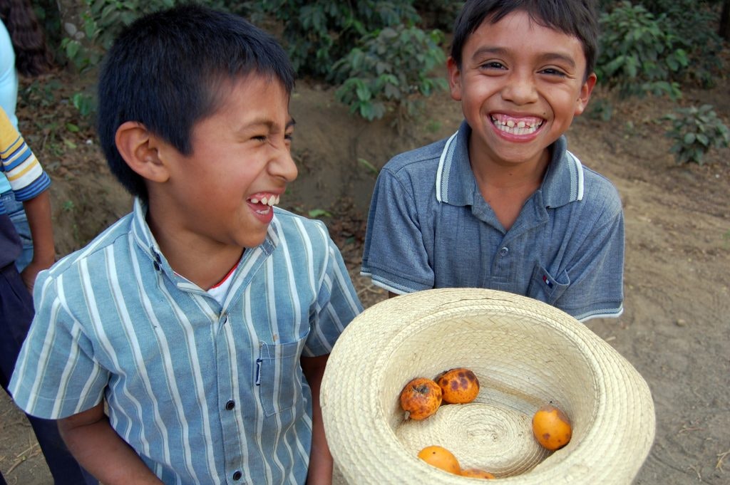 Rustic Pathways high school students on a community home-building service project in the Guatemalan highlands
