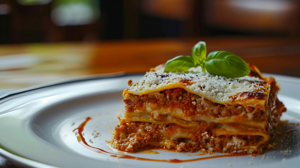 Photo by <a href="https://unsplash.com/@emanuelekstrom?utm_content=creditCopyText&utm_medium=referral&utm_source=unsplash">Emanuel Ekström</a> on <a href="https://unsplash.com/photos/a-white-plate-topped-with-lasagna-covered-in-sauce-flEUTTwGlJQ?utm_content=creditCopyText&utm_medium=referral&utm_source=unsplash">Unsplash</a> Italy lasagna