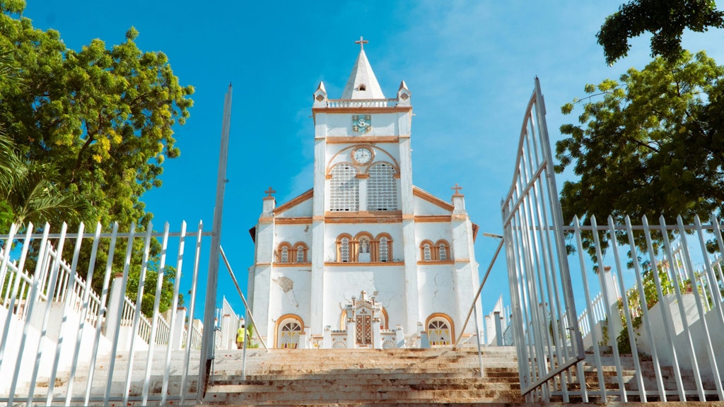 Cathedral of Saint Anne in Anse-a-Veau, Haiti.