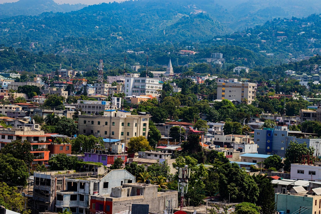 Photo of many buildings in Petion-Ville, Haiti. fun facts about haiti