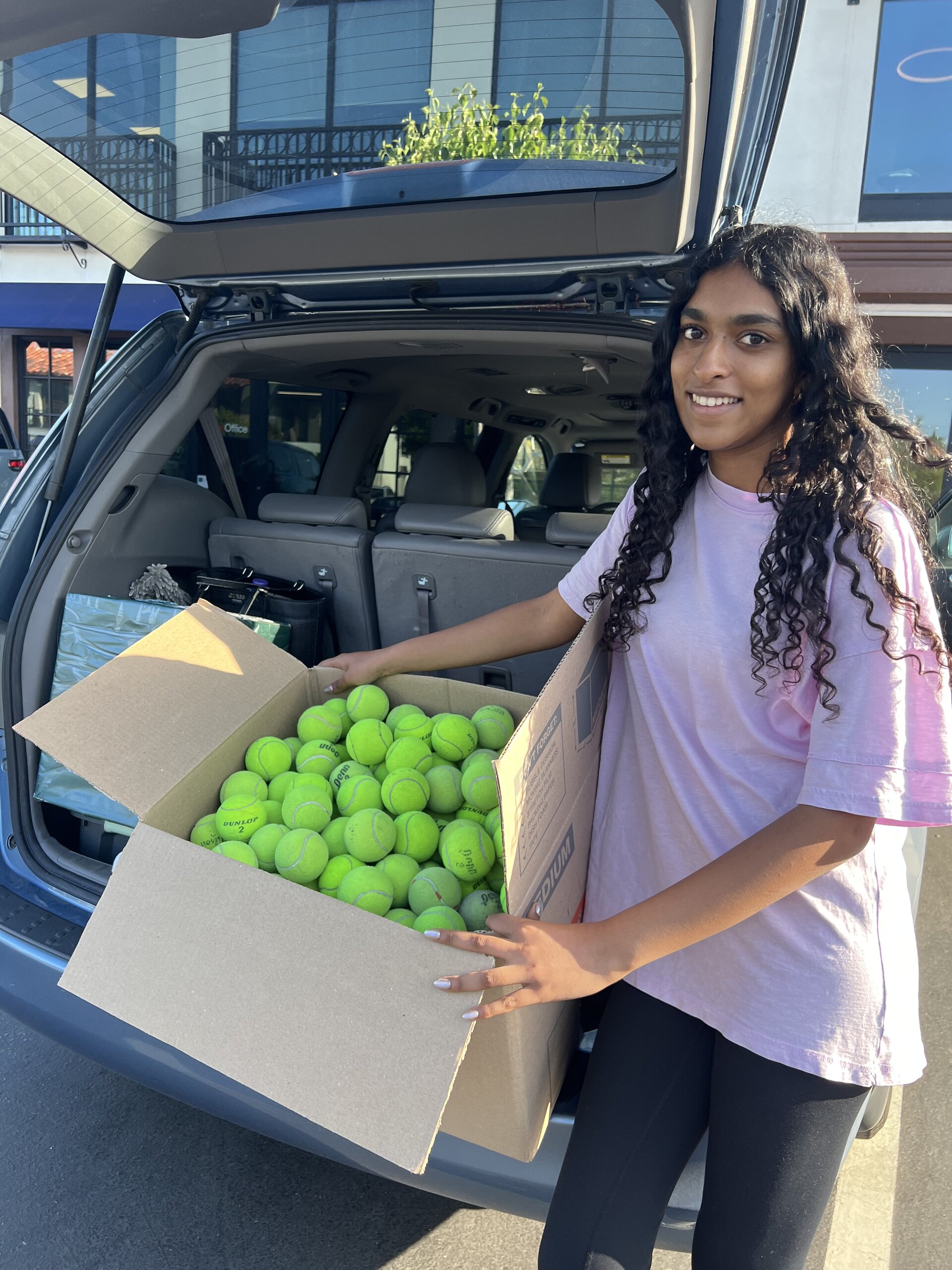 Hasinishree Jeyakumar, Ace for Atmosphere: Giving Used Tennis Balls a Second Life, image 2
