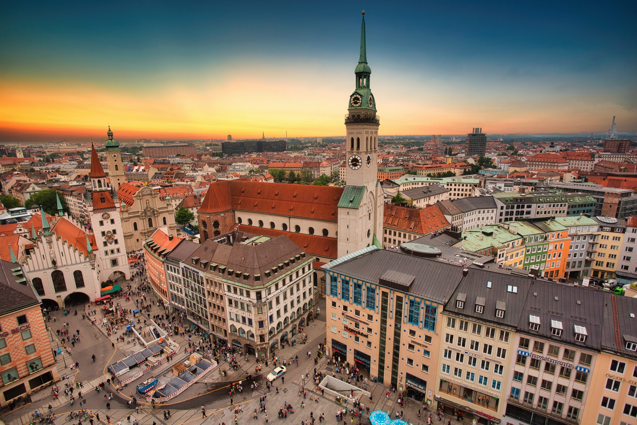 Munich Germany city view