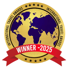 International Travel Awards 2025 Best Group Tour Operator winner badge