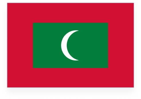 Maldives Flag Icon for Fun Facts About the Maldives Table of Contents header