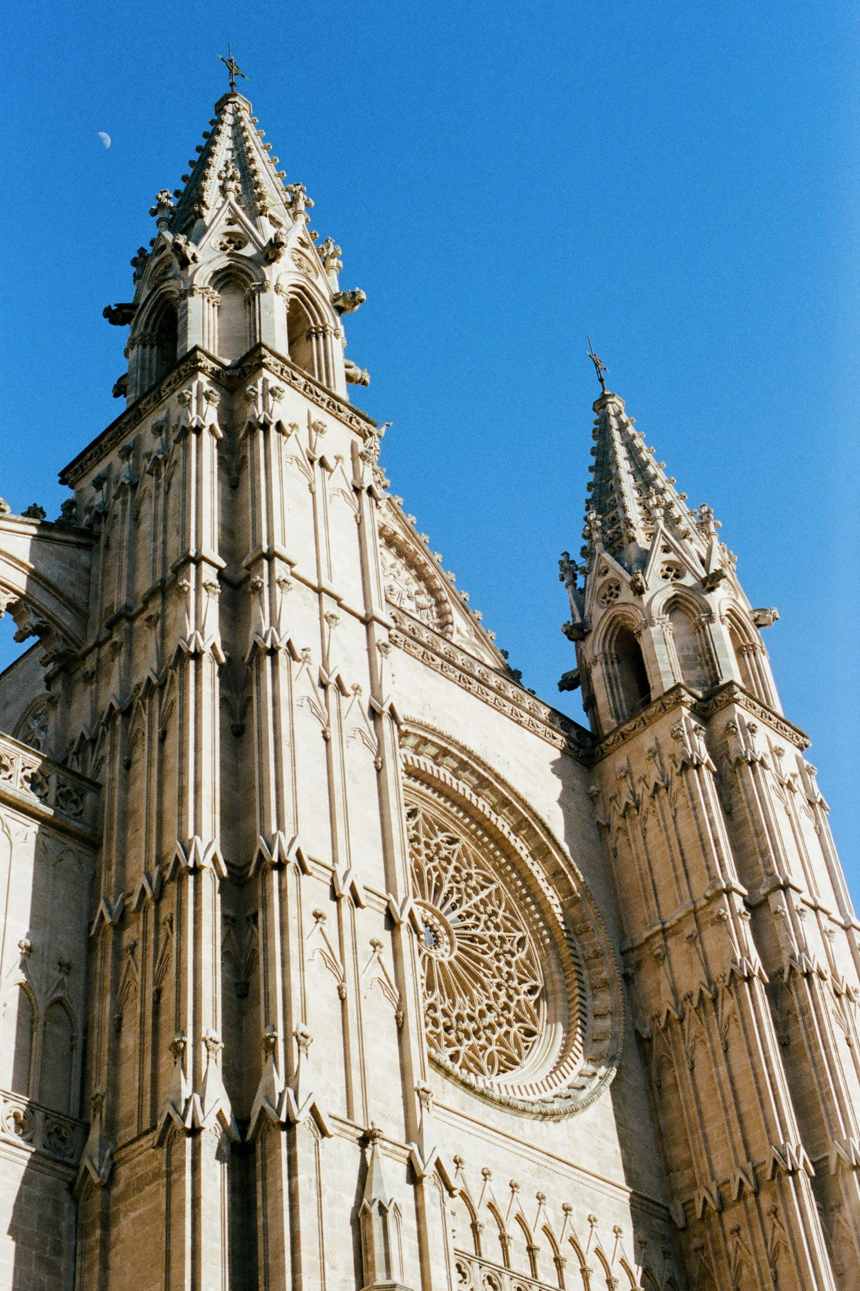 Here are 10 fun facts about Palma de Mallorca (Majorca). Palma's cathedral in front of the blue sky. Fun Facts About Palma de Mallorca