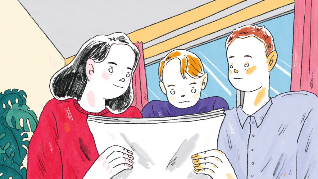 Parent evaluating teen travel company transparency criteria before enrollment