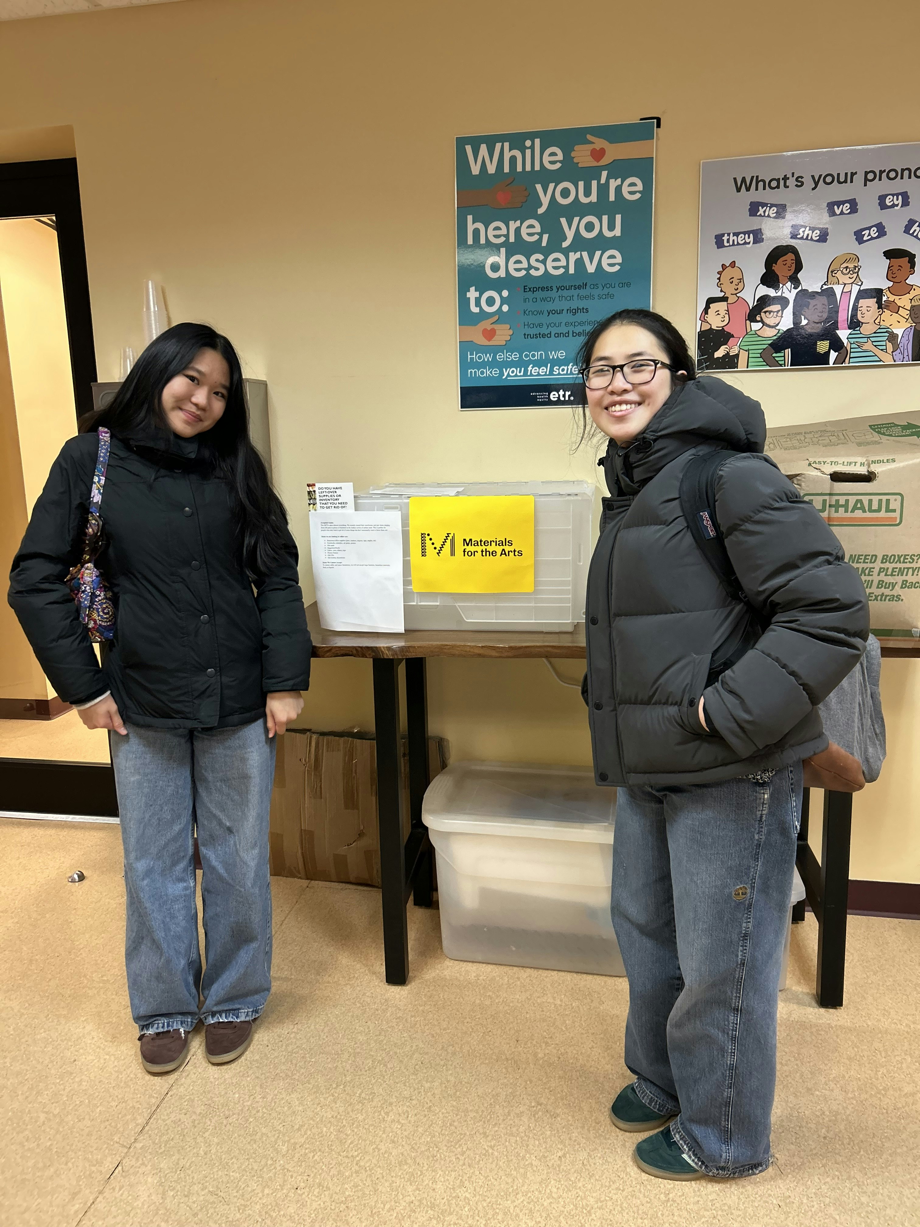 Selena Huang and Amanda He