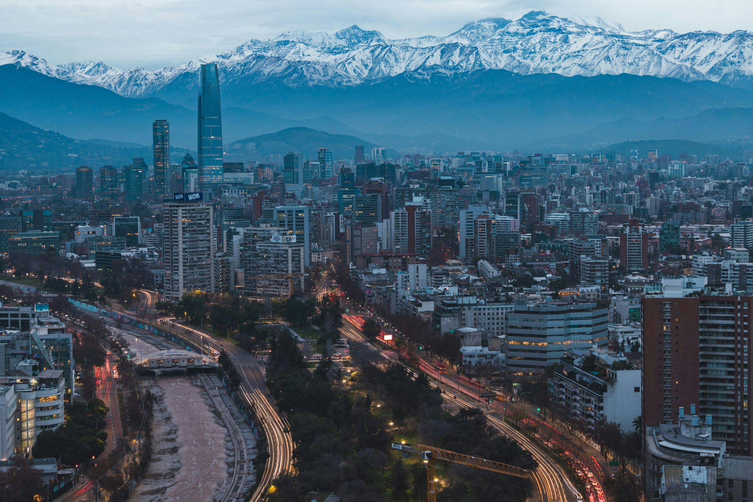 Travel to Santiago, Chile: Streets, Service & Mountains
